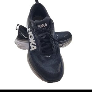 Hoka One One Bondi 11.5 2E  men's Running Shoes-Black/White Wide 1127593